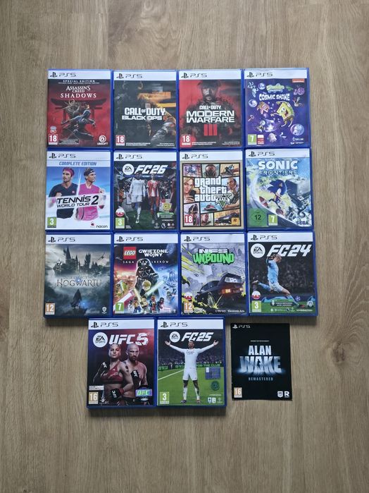 Gry playstation 5 ps4 ps5 Assasing Call of Duty GTA V Sniper  FC 26 Gran Turismo