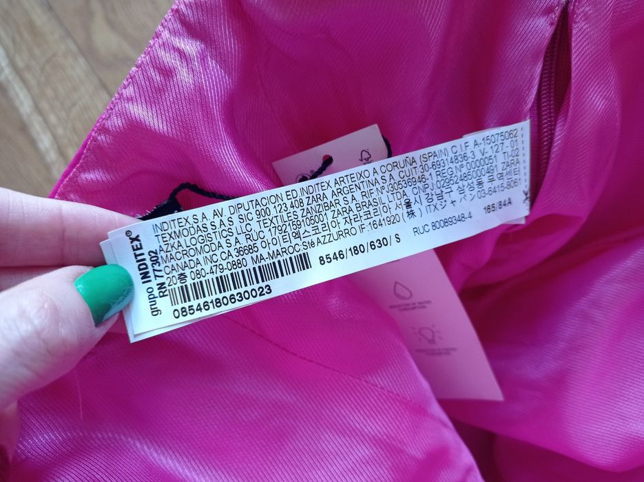 Zara krótki top gorset asymetryczny