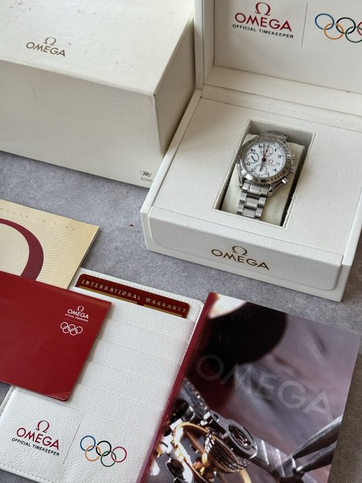 Omega Speedmaster Olympic 40mm automat, pełen set, bardzo dobry stan