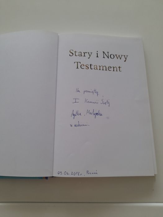 Biblia dla dzieci książką stary i nowy testament