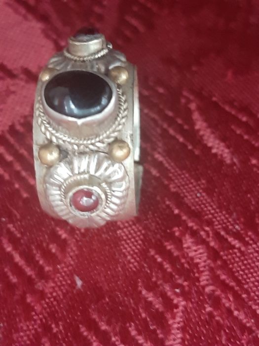 Кольцо Старое Мильхиор Вставки Гранат