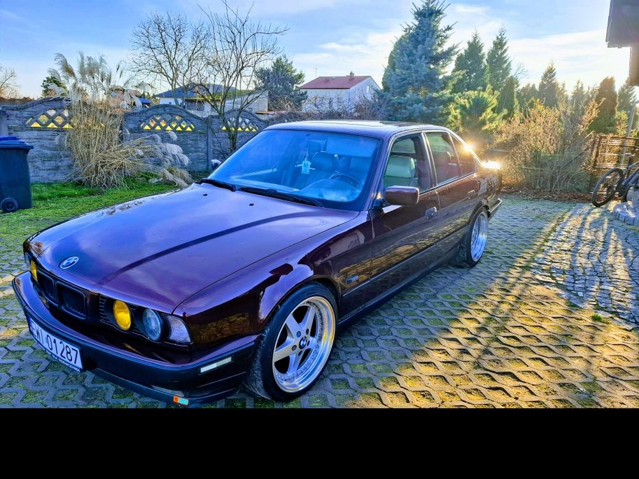 BMW E34 1994 r Skóra -Bez klimy-obrysowki w zderzakach