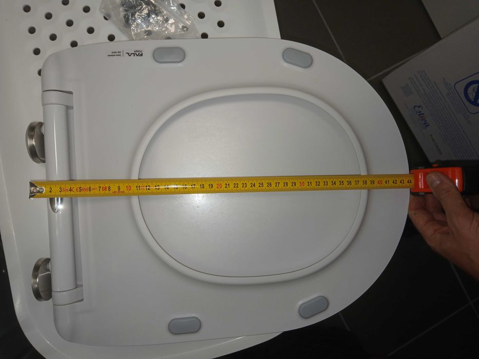 Deska sedesowa biała x2