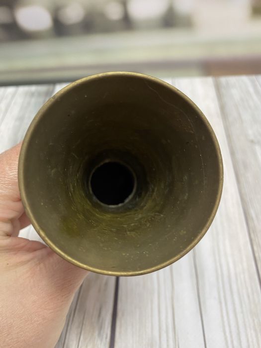 Вінтажні латунні вази, Індія, 12,5 см і 15 см