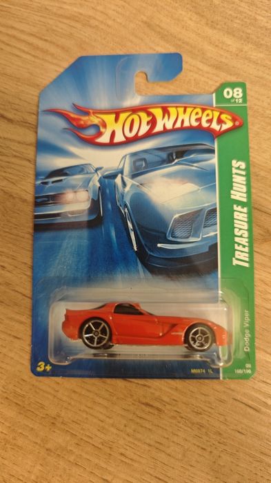 Hot wheels Dodge Viper treasure hunts 8/12 rocznik 2007