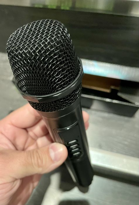 Microfone sem Fio Profissional com recetor jack Wireless façil ligaçao