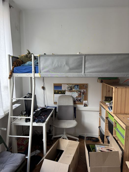 Lozko z antresola Ikea Vitval