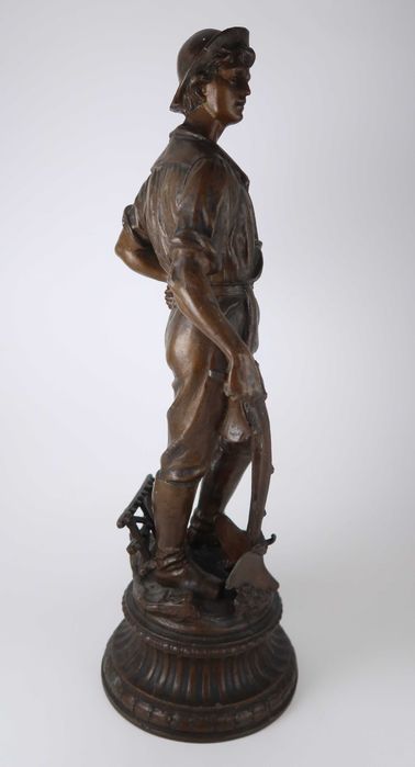Escultura "O agricultor" - 47 cm