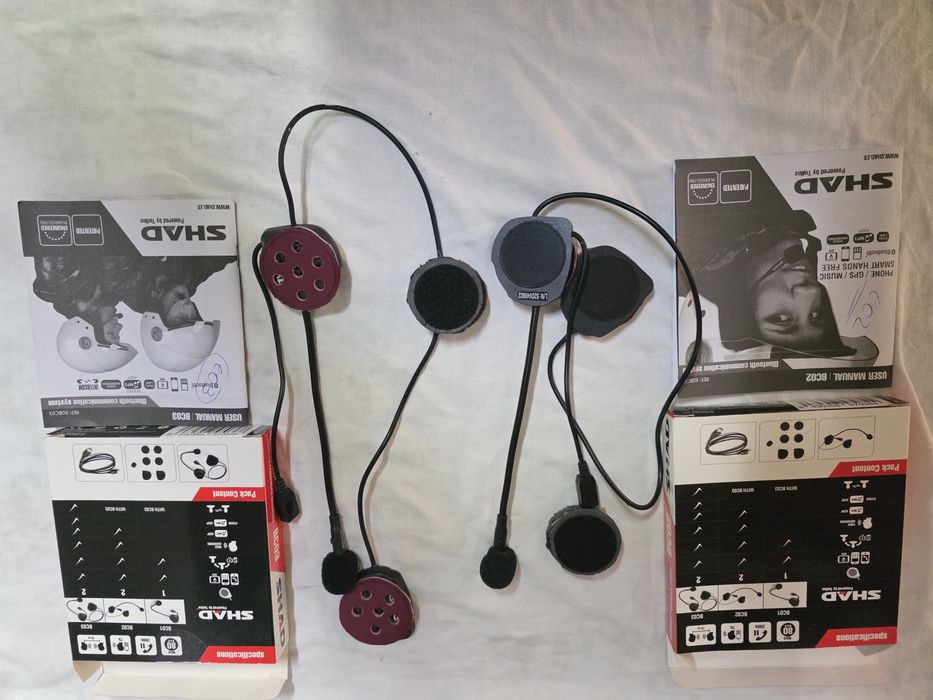Auriculares de capacetes