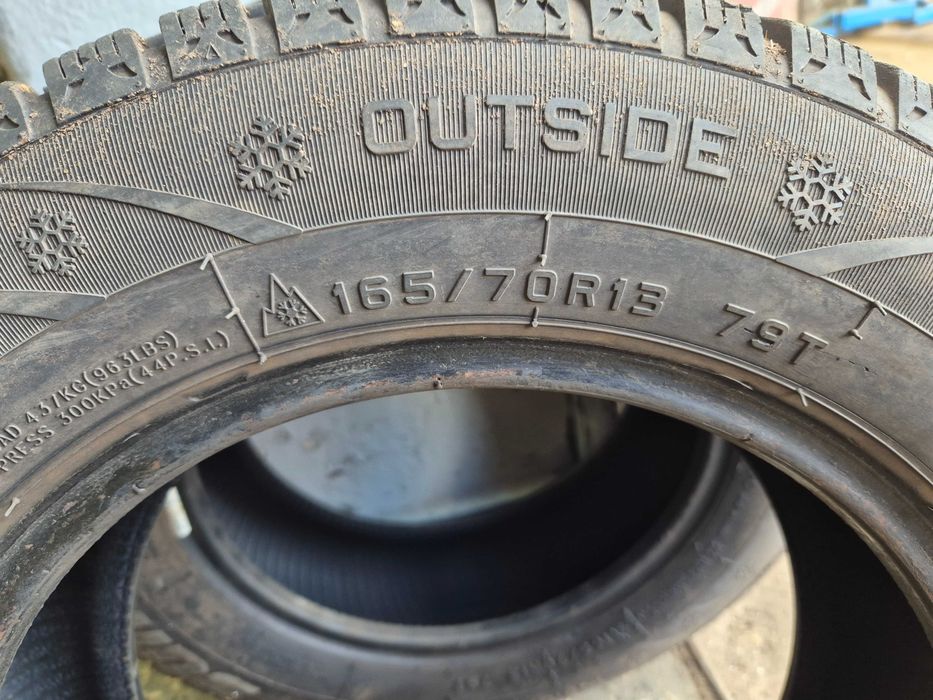 165/70r13 sunfull opony zimowe uzywane 6,5mm bieznik