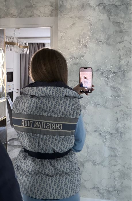 Голубая жилетка люкс бренд