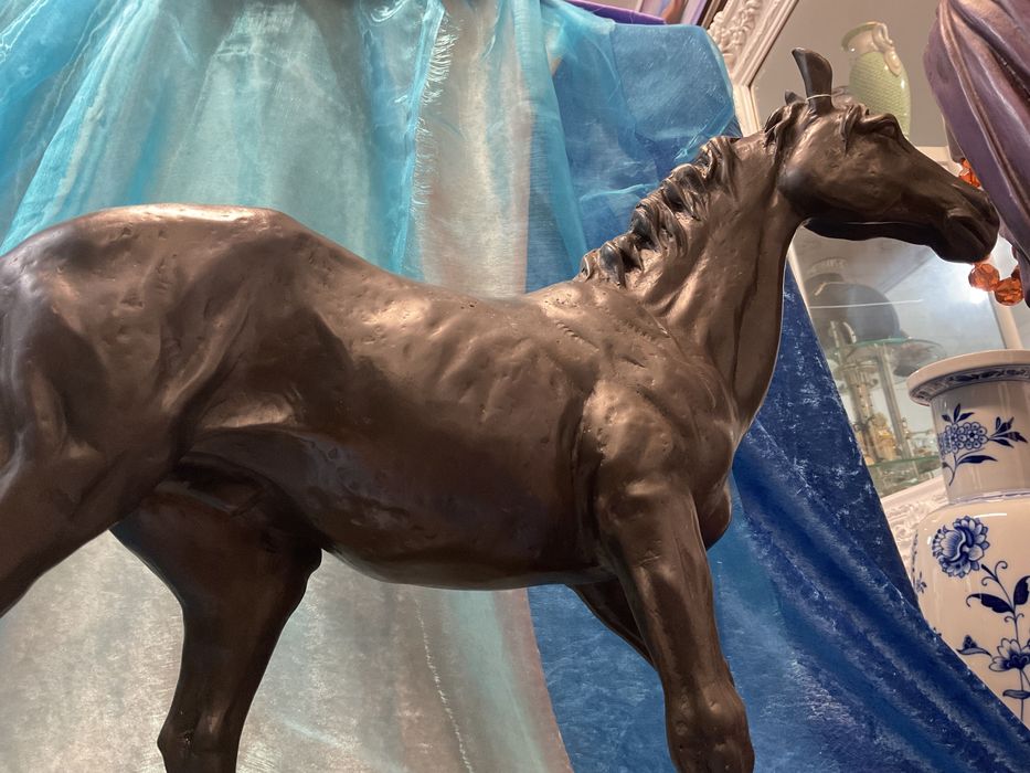 Escultura bronze cavalo 47 cm