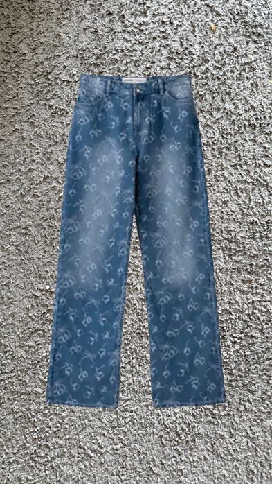 jeansy baggy bershka