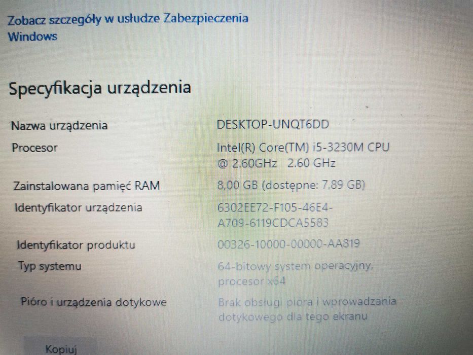 Asus x550v dysk ssd , nowa bateria