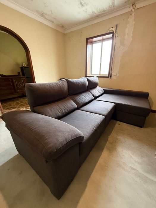 Sofá 3 luguares com chaise lounge