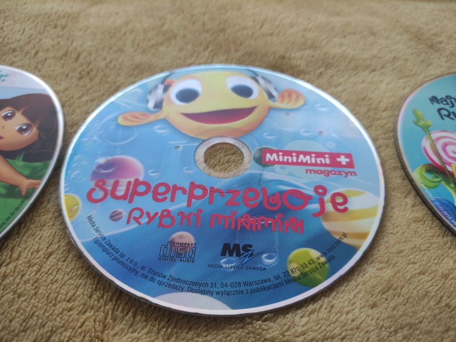Klasyczne bajki i słuchowiska DVD, CD Rybki MiniMini, Nick Jr, Dora