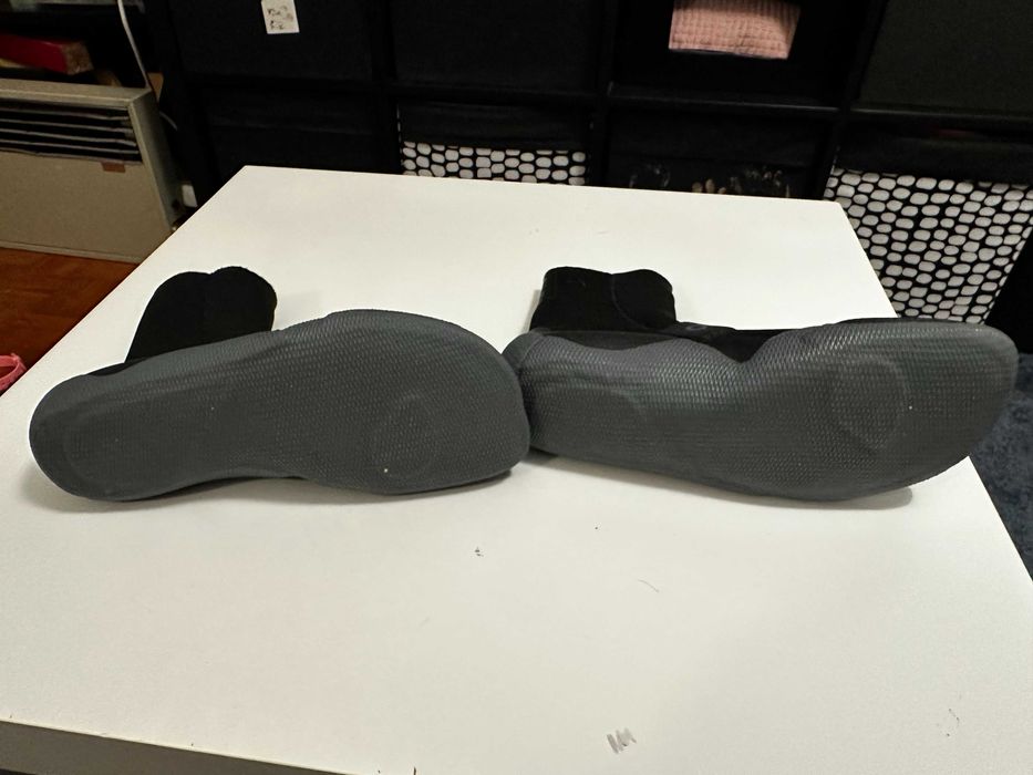 Decathlon OLAIAN - Botins de Surf 500 Neoprene 3 mm Preto 37/38