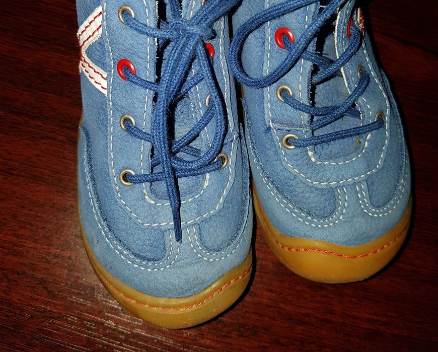 дитячі ботінки черевики для хлопчика  ( Італія)  натурал. шкіра 22 р.