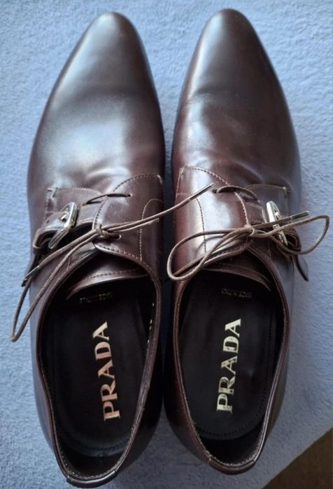 Męskie buty PRADA derby Oxfords