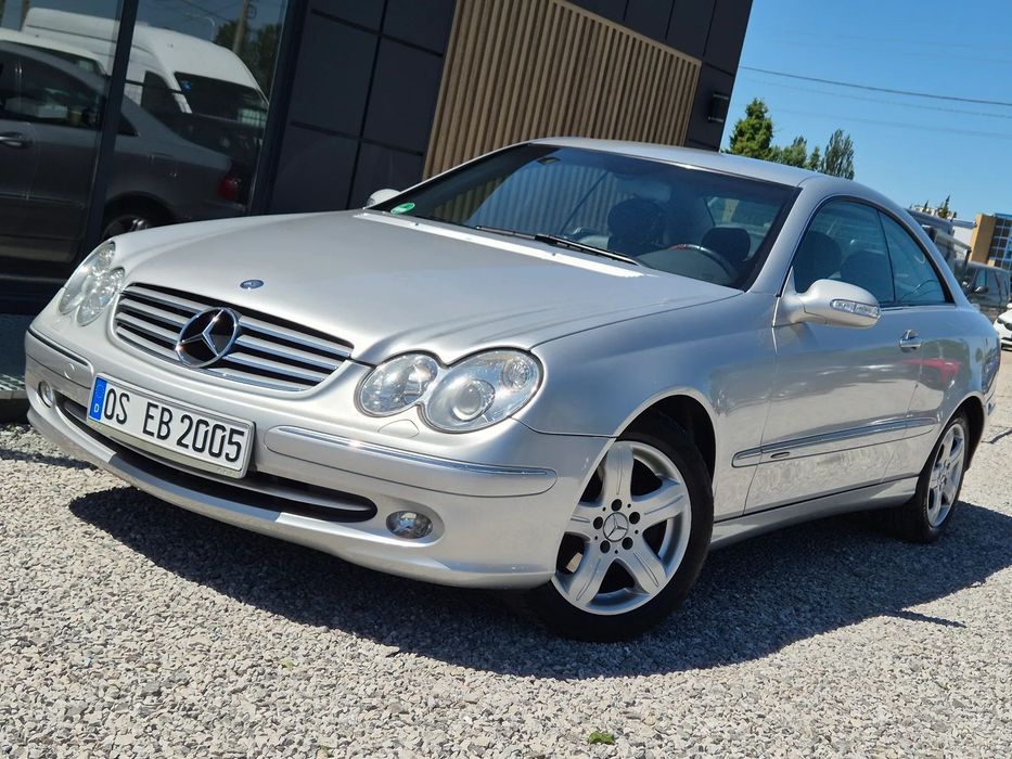 Mercedes-Benz CLK CLK240 Coupe 2.6 170KM Skóra klimatyzacja alu RATY GWARANCJA