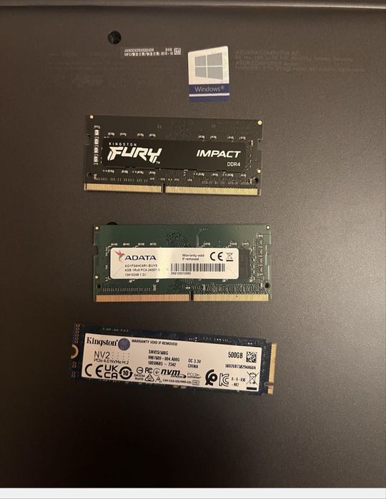 SSD Nv2 500Gb, memorias RAM