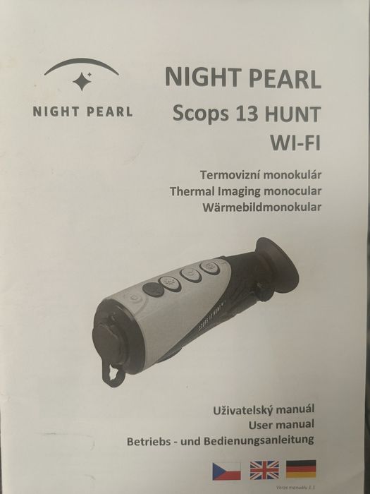 Termowizja. Monokular Night Pearl Scops 13Hunt Wi Fi
