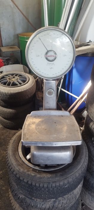 Balança inox antiga