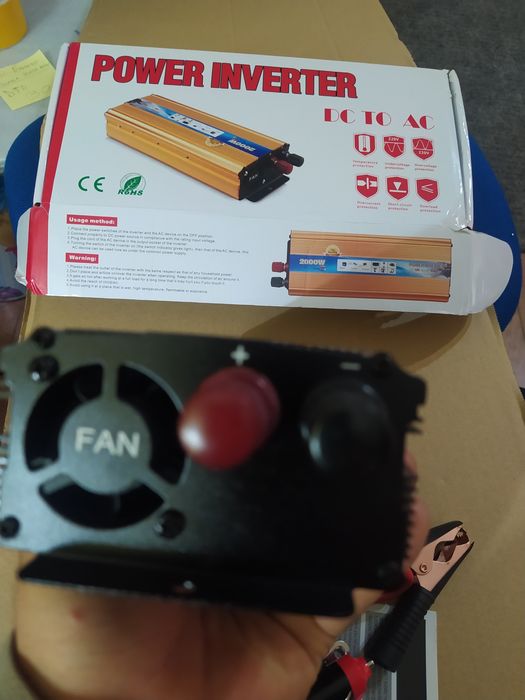 Inversor 12-220v. 2000W. Novo a estrear