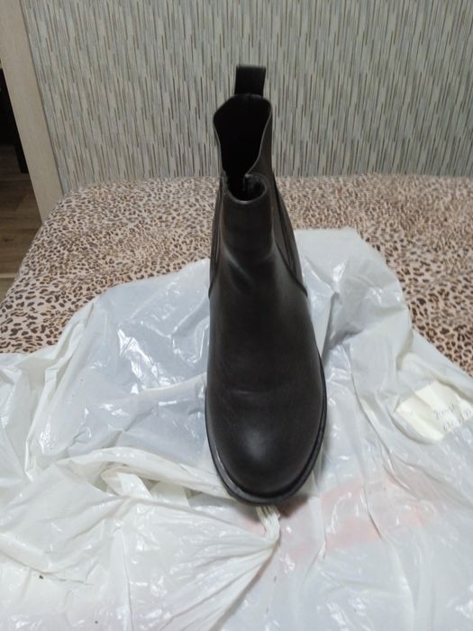 Сапоги осень очень добротный, натуральная кожа