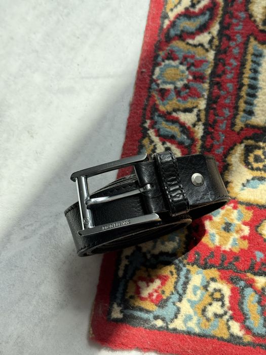 Шкіряний пояс Montblanc