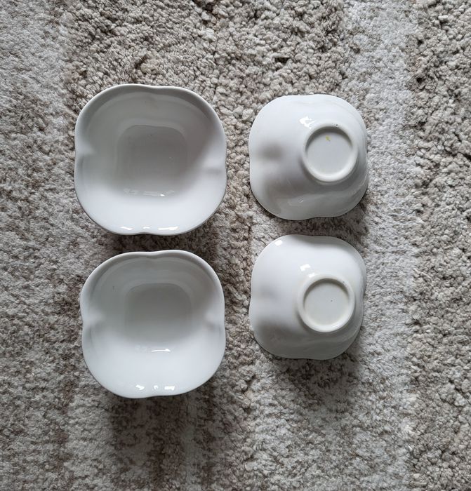 Miseczki ceramiczne białe-zestaw 4 szt