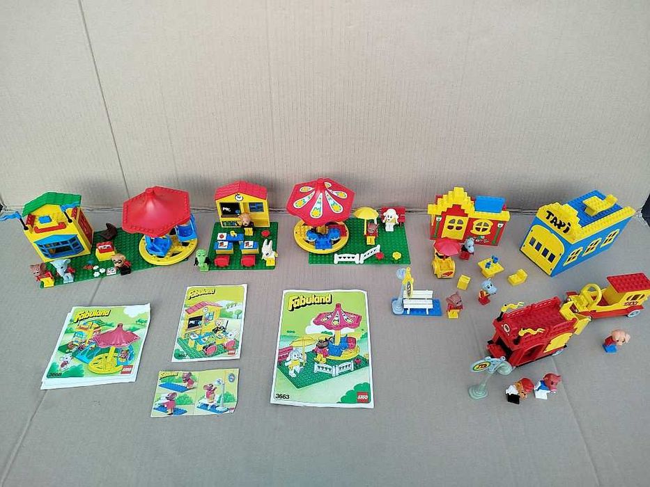 Lego Fabuland Kolekcja 3663, 3647,3668, 3665, 3662, 3719, 388