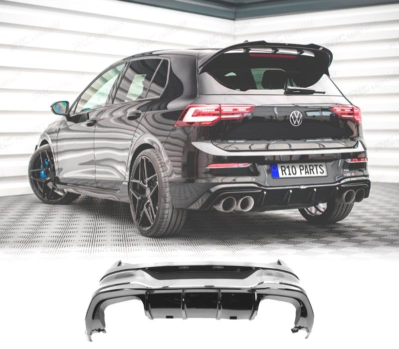 PARA-CHOQUES TRASEIRO VOLKSWAGEN VW GOLF 8 LOOK R PDC