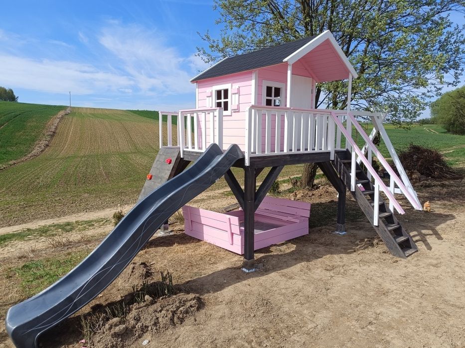 PROMOCJA! Drewniany domek dla dzieci, domek ogrodowy