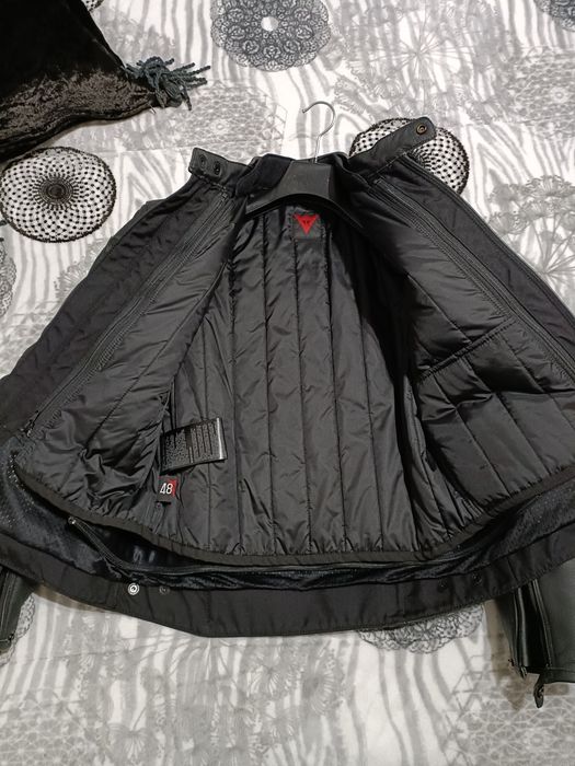 Casaco em pele com proteção DAINESE