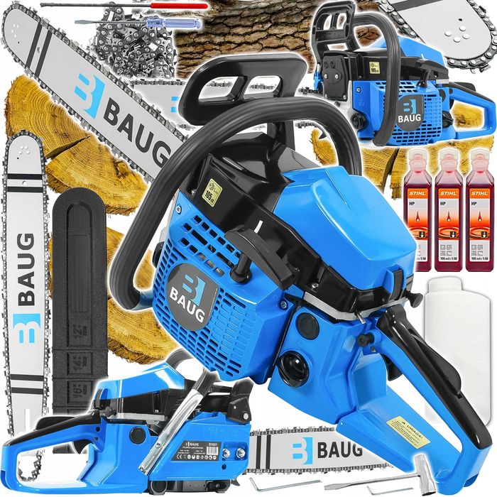 PIŁA SPALINOWA Pilarka Łańcuchowa 5,2KM 58cm3 Mocna + 3x OLEJ STIHL