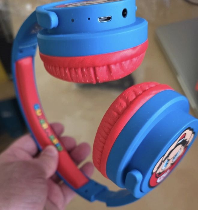 Kids Wireless Headphones Super Mario