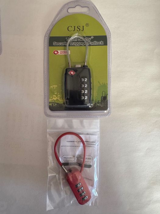 Cadeados/travas de 4 dígitos