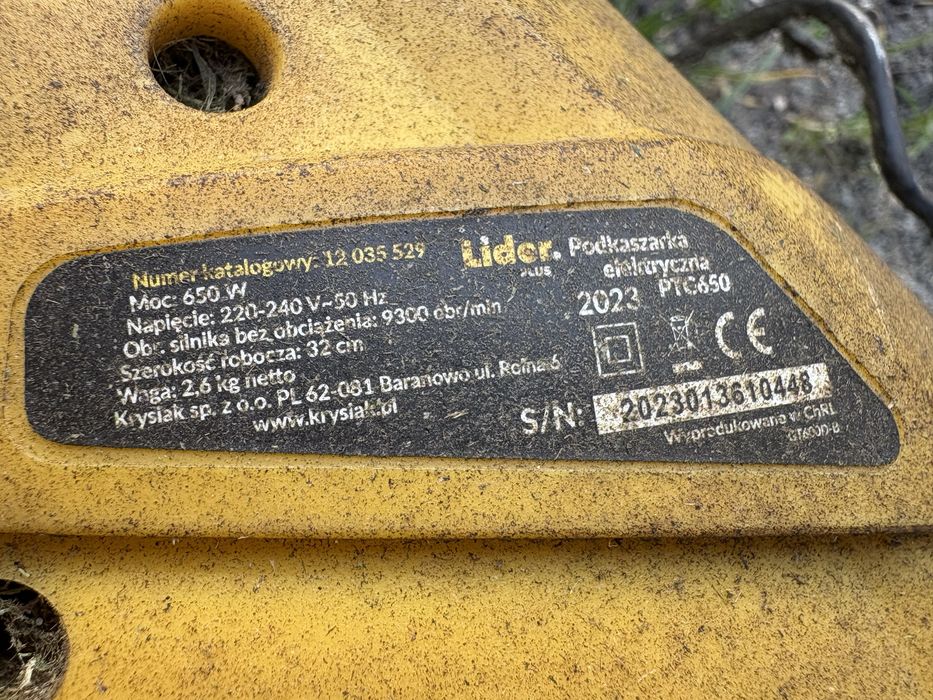 Podkaszarka elektryczna LIDER 650 W