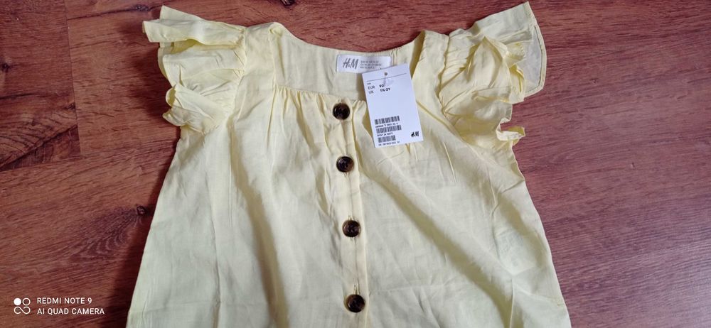 Bluzka bluzeczka H&M 86/92 lato NOWA!