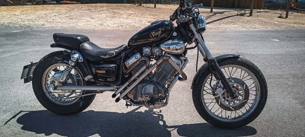 Virago xv 535 personalizada + material de origem