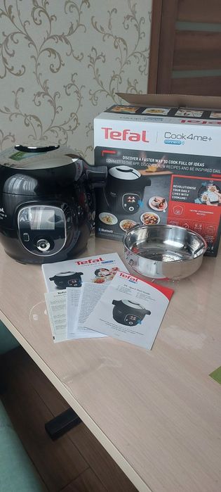 мультиварка-скороварка tefal cook4me+ connect