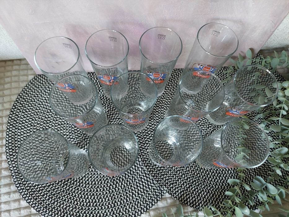 Zestaw 12 pokali szklanek do piwa Żywiec nowe