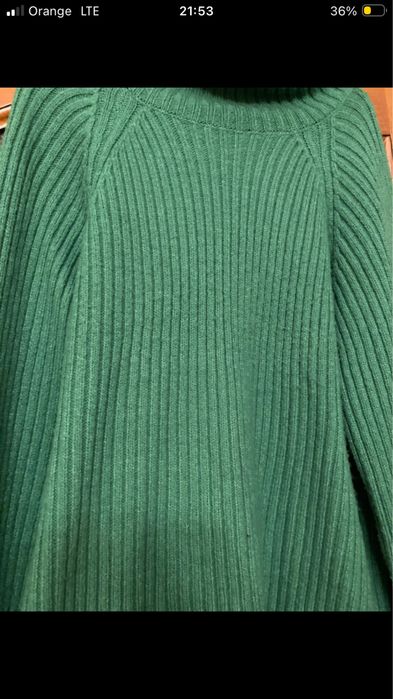 Zielony cieply sweter