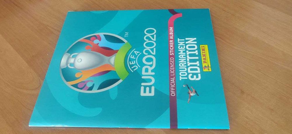 Альбом panini euro 2020 Tournament edition blue частково заповнений
