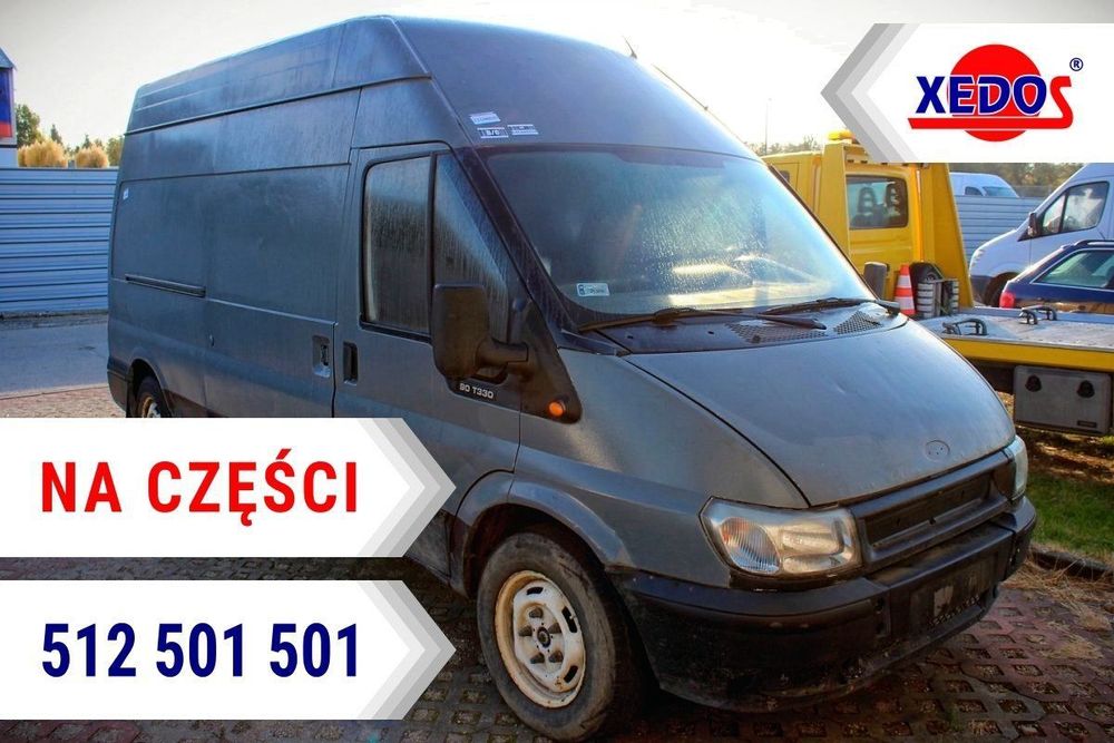Ford Transit MK6 2001 2.4TDDI (MASKA, ZDERZAK, LAMPA, BŁOTNIK, DRZWI, SZYBA, FOTEL)