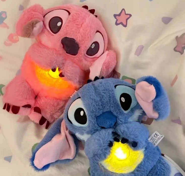 Стич, що дихає,  нічник на батарейках Стич,що світиться,