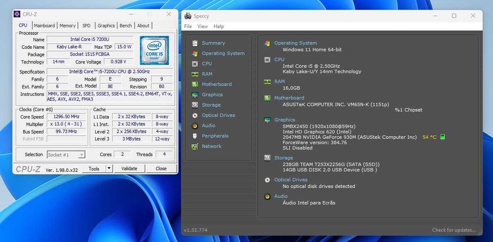 Torre PC Desktop Asus VM65N i5