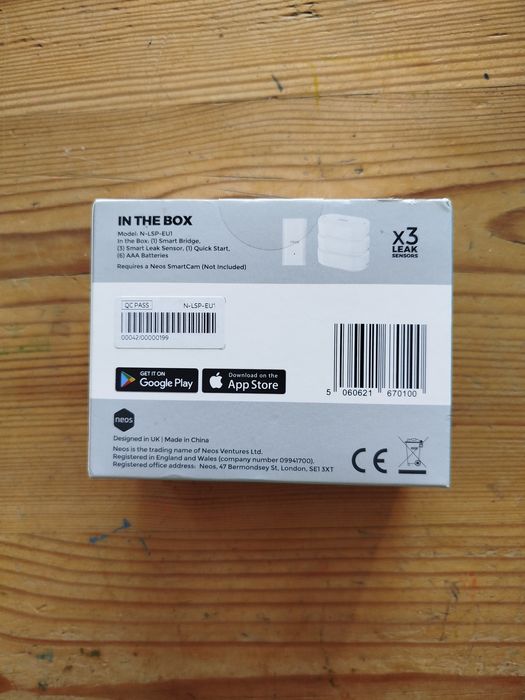 Neos Smart Leak Sensor Kit – zestaw czujników wycieku wody, temperatur