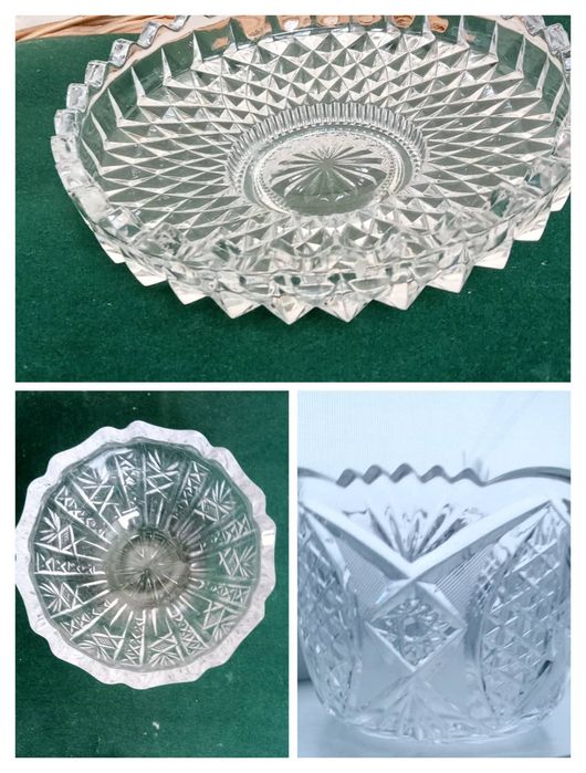 Продам две хрустальные конфетницы